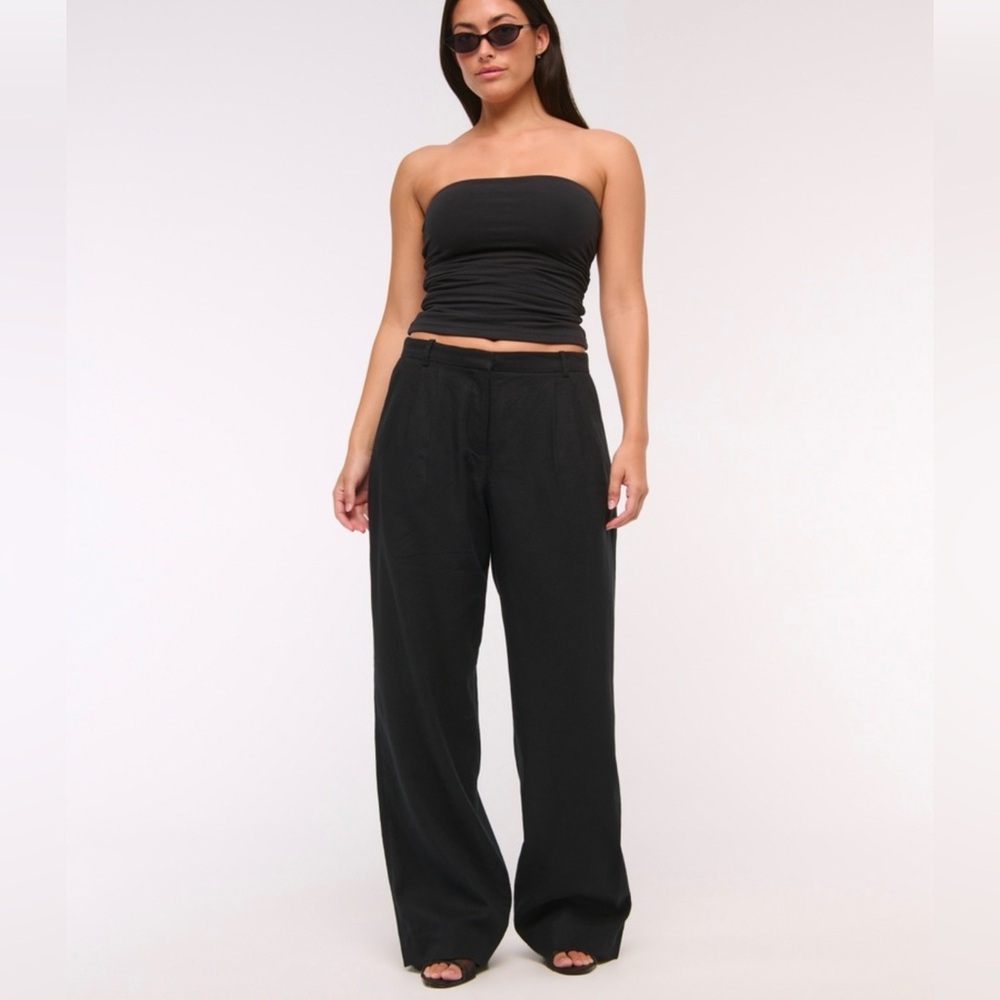 Abercrombie & Fitch Curve Love linen pants